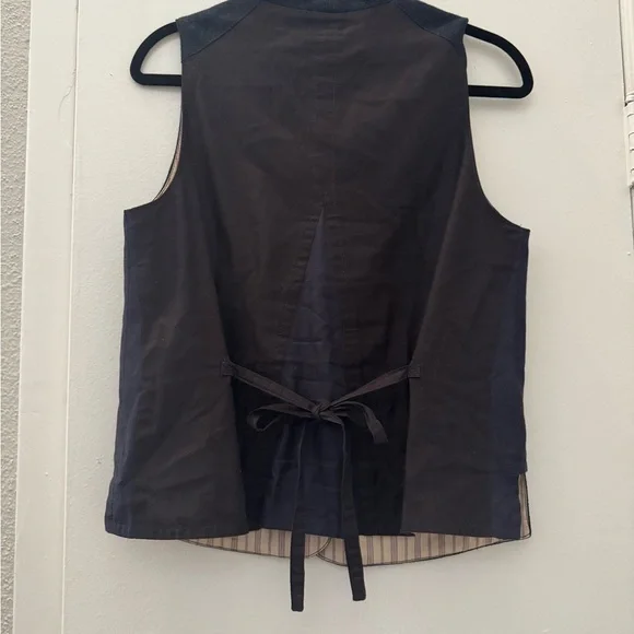 Marc By Marc Jacobs Navy Wool Sleeveless Vest - Picture 2 of 3